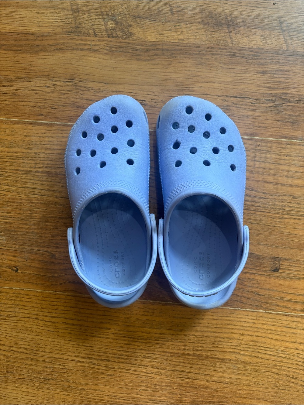 CROCS Kids Classic Clogs in Light Lavender